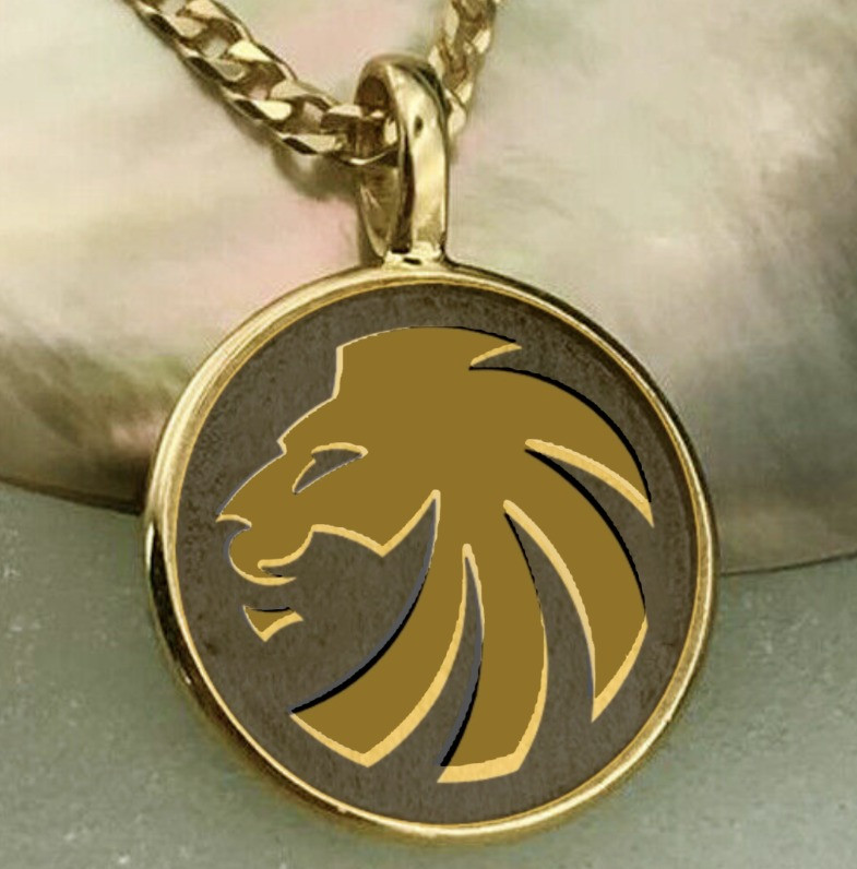 Gold Lion Pendant