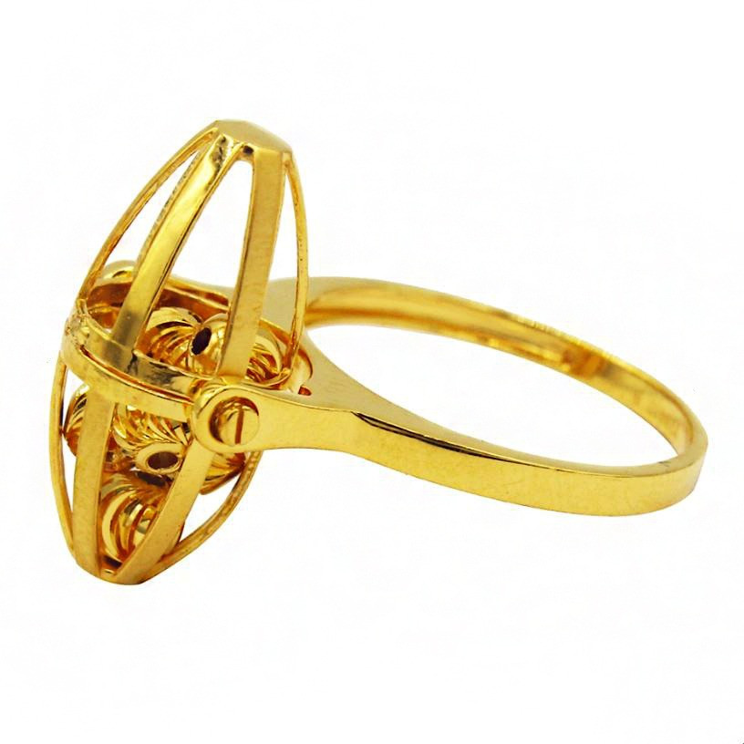 Gold Moving Ring