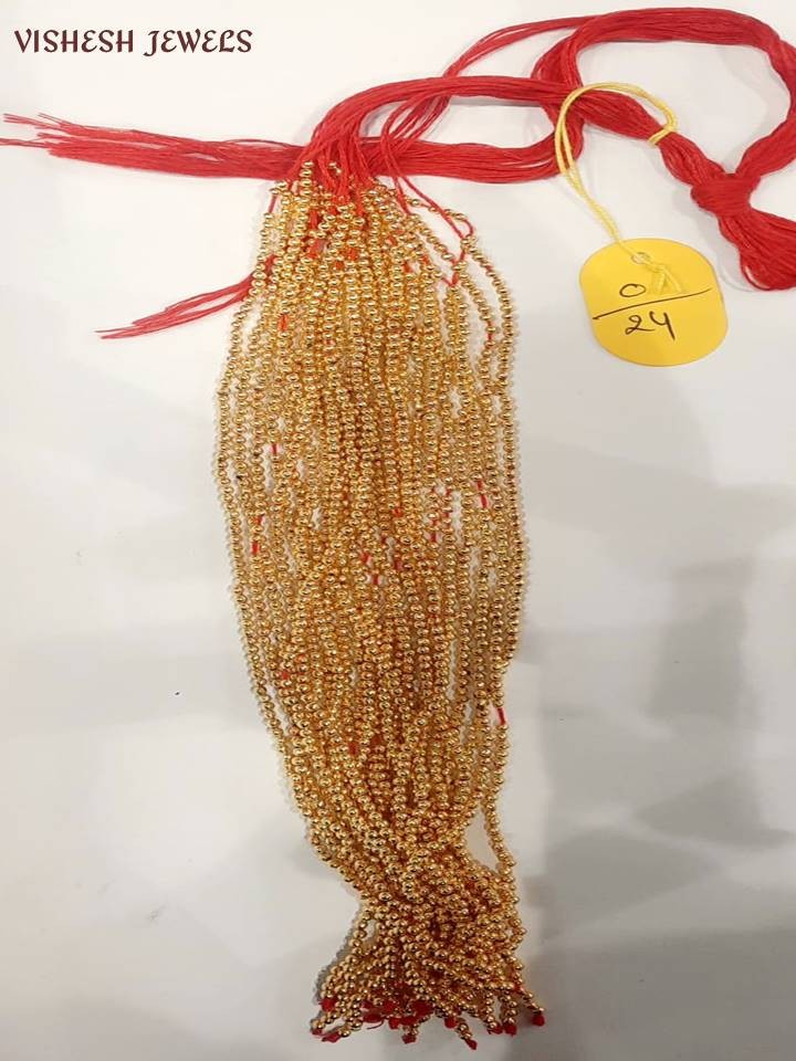 GOLD BEADS WAX  FILLED 2.5mm(0MM)